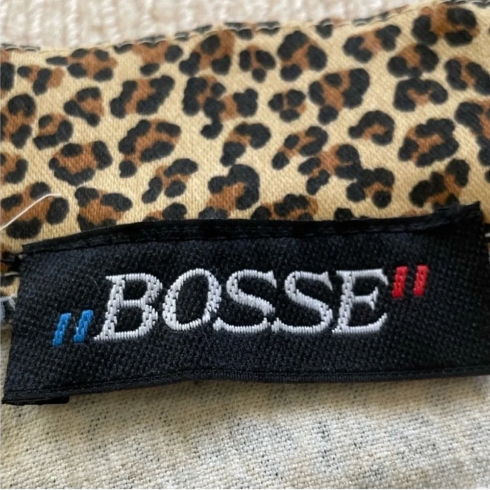 BOSSE Leopard Print Skinny Stretch Tan And Black Pants size 4